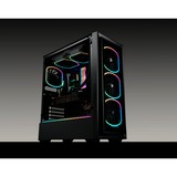 Enermax StarryFort SF30 Tower Noir boîtier midi tower Noir | 2x USB-A | RGB | Window