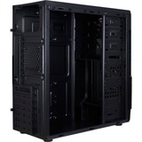 Inter-Tech B-30 Midi Tower Noir, boîtier pc Noir | 2x USB-A