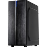 Inter-Tech B-48 Midi Tower Noir, boîtier pc Noir | 2x USB-A