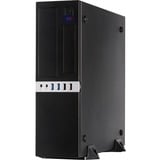 Inter-Tech IT-503 Mini Tower Noir boîtier desktop Noir | 4x USB-A