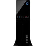 Inter-Tech IT-607 Bureau Noir boîtier mini tower Noir | 2x USB-A