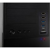 Inter-Tech IT-6865 boîtier midi tower Noir | 4x USB-A | 1x USB-C