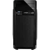 Inter-Tech MC-02 boîtier mini tower Noir | 2x USB-A