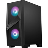 MSI MAG FORGE 100R  boîtier midi tower Noir | 2x USB-A | RGB | Window