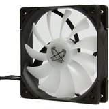 Scythe Kaze Flex PWM RGB 800, Ventilateur de boîtier Ventilateur, 12 cm, 300 tr/min, 800 tr/min, 14,5 dB, 43,03 cfm