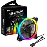 Sharkoon SHARK Blades RGB Fan, Ventilateur de boîtier Noir