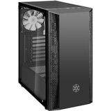 SilverStone FARA B1 RGB Tower Noir boîtier midi tower Noir | 3x USB-A | RGB | Window