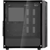 SilverStone FARA B1 RGB Tower Noir boîtier midi tower Noir | 3x USB-A | RGB | Window