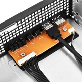 SilverStone RM21-304 Support Blanc boîtier rack Noir | Support | Serveur | Blanc | micro ATX | Mini-ITX | Métal | 2U