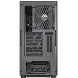 SilverStone SETA A1 Midi Tower Noir, Argent, boîtier pc Noir/Argent | 2x USB-A | 1x USB-C | RGB | Verre Trempé