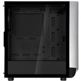 SilverStone SETA A1 Midi Tower Noir, Argent, boîtier pc Noir/Argent | 2x USB-A | 1x USB-C | RGB | Verre Trempé