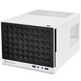 SilverStone SG13 Mini Tower Noir, Blanc boîtier cube Blanc/Noir | 2x USB-A