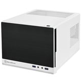 SilverStone SG13 Mini Tower Noir, Blanc boîtier cube Blanc/Noir | 2x USB-A