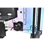 Thermaltake DistroCase 350P Midi Tower Noir, showcase Noir/transparent | 4x USB-A | RGB | Verre Trempé