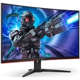 AOC C32G2ZE/BK 32" Moniteur gaming incurvé  Noir/Rouge, 80 cm (31.5"), 1920 x 1080 pixels, Full HD, LED, 1 ms, Noir, Rouge