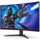 AOC C32G2ZE/BK 32" Moniteur gaming incurvé  Noir/Rouge, 80 cm (31.5"), 1920 x 1080 pixels, Full HD, LED, 1 ms, Noir, Rouge