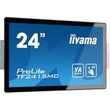 iiyama Prolite TF2415MC-B2 23.8" Moniteur tactile  Noir, 60,5 cm (23.8"), 1920 x 1080 pixels, Full HD, VA, 16 ms, Noir