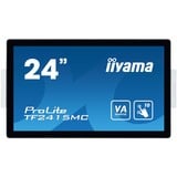 iiyama Prolite TF2415MC-B2 23.8" Moniteur tactile  Noir, 60,5 cm (23.8"), 1920 x 1080 pixels, Full HD, VA, 16 ms, Noir