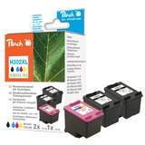 Peach PI300-660 cartouche d'encre 3 pièce(s) Compatible Noir, Cyan, Magenta, Jaune Encre à pigments, Encre à colorant, 15 ml, 14 ml, 3 pièce(s), Multi pack