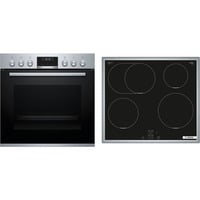 Bosch HEA537BS1, Jeu de cuisinière Acier inoxydable