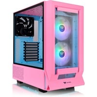 Thermaltake  boîtier midi tower rose fuchsia | 2x USB-A | 1x USB-C | RGB | Window