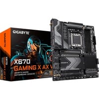 GIGABYTE X670 GAMING X AX V2, Socket AM5 carte mère Noir/gris, RAID, 2.5Gb-LAN, Sound, ATX