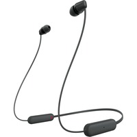 Sony WI-C100B écouteurs in-ear Noir, Bluetooth