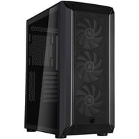 SilverStone  boîtier midi tower Noir | 2x USB-A | RGB | Verre Trempé