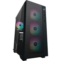 DeepCool MATREXX 55 Mesh ADD-RGB 4F boîtier midi tower Noir | 2x USB-A | RGB | Verre Trempé