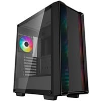 DeepCool CC560 ARGB V2 boîtier midi tower Noir | 2x USB-A | RGB | Verre Trempé