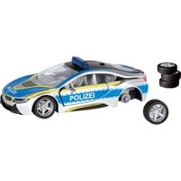 SIKU BMW i8 Police Modèle réduit de voiture de police Pré-assemblé 1:50 Argent/Bleu, Modèle réduit de voiture de police, Pré-assemblé, 1:50, BMW i8, Unisexe, Métal, Plastique