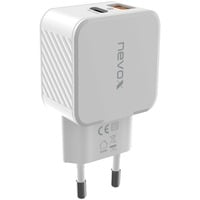 Nevox HC-2009 Blanc Intérieure, Chargeur Blanc, Intérieure, Secteur, Blanc