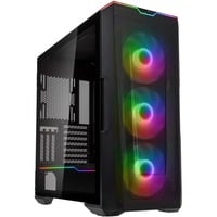 Phanteks Eclipse G500A boîtier midi tower Noir | 2x USB-A | 1x USB-C | RGB | Verre Trempé