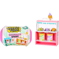 MGA Entertainment Spaces Furniture Pack in PDQ, Bricolage Miniverse Spaces Furniture Pack in PDQ, Café, 8 an(s), Multicolore, Plastique