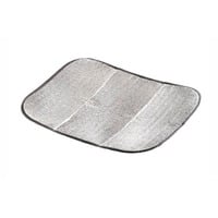 High Peak Tapis en aluminium, Coussin de siège Argent, 2 pièces