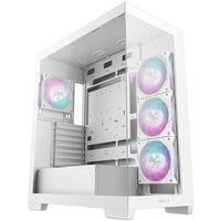 DeepCool  boîtier midi tower Blanc | 2x USB-A | 1x USB-C | RGB | Window