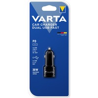 VARTA 57932 101 401 chargeur d'appareils mobiles Noir Auto Noir, Auto, Allume-cigare, 12 V, Noir