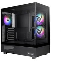 Thermaltake  boîtier midi tower Noir | 2x USB-A | 1x USB-C | RGB | Window