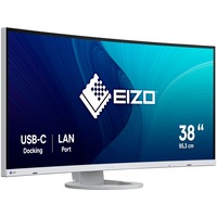 EIZO EV3895-WT 37.5" Moniteur incurvé  Blanc, 95,2 cm (37.5"), 3840 x 1600 pixels, UltraWide Quad HD+, LED, 5 ms, Blanc