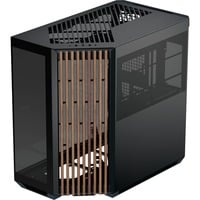 APNX  boîtier midi tower Noir/bois | 2x USB-A | 1x USB-C | Window