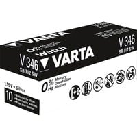 VARTA V346 Batterie à usage unique Argent-Oxide (S) Batterie à usage unique, Argent-Oxide (S), 1,55 V, 1 pièce(s), 10 mAh, Argent