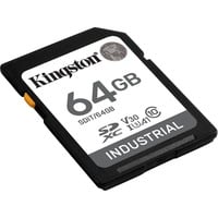 Kingston Industrial 64 Go SDXC, Carte mémoire Noir, UHS-I U3, Class 10, V30, A1