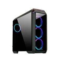 Chieftec  boîtier midi tower Noir | 2x USB-A | 1x USB-C | RGB | Verre Trempé