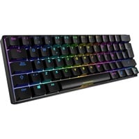 Sharkoon SGK50 S4 clavier USB QWERTY Espagnole Noir, clavier gaming Noir, Layout ES, Kailh Red, 60%, USB, QWERTY, LED RGB, Noir