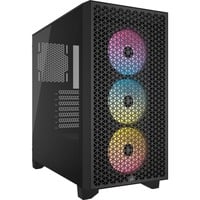 Corsair 3000D RGB AIRFLOW boîtier midi tower Noir | 2x USB-A | RGB | Verre Trempé