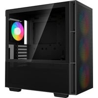 DeepCool CH560 boîtier midi tower Noir | 1x USB-A | 1x USB-C | RGB | Verre Trempé