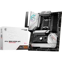 MSI MPG B650 EDGE WIFI carte mère socket AM5 Argent, RAID, 2.5 GbE-LAN, WLAN, BT, Sound, ATX