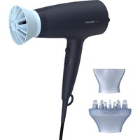 Philips BHD360/20, Sèche-cheveux Noir/Bleu clair