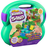 Spin Master Mallette Parc A Chiots 680 G Kinetic Sand, Jeu de sable Kinetic Sand Mallette Parc A Chiots 680 G, Sable cinétique pour enfants, 3 an(s), Plastique, Multicolore