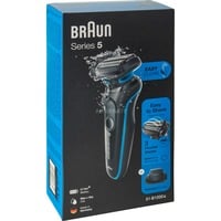 Braun Series 5 - 51-B1200s, Rasoir Noir/Bleu